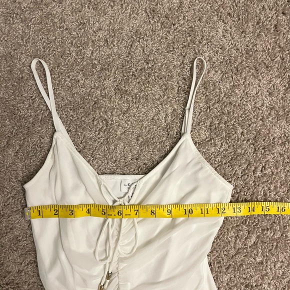 White Tank Top Bodysuit - Picture 5 of 7